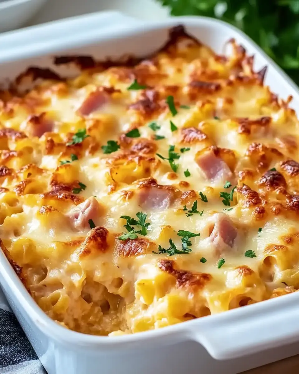 Nudelauflauf mit Schinken und Käse: Einfacher, cremiger Genuss 6 wgtodkeunquiz3qwiqjy