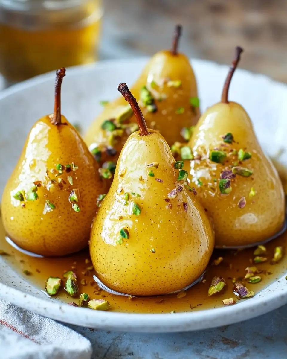 Keto Safran Kardamom Poached Pears: Indulgent Guilt-Free Delight 7