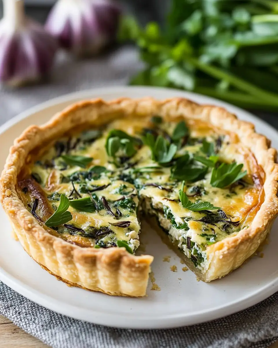Bärlauch-Quiche: Irresistibly Creamy and Full of Flavor 5 y8mmbemnvleslevr19qf