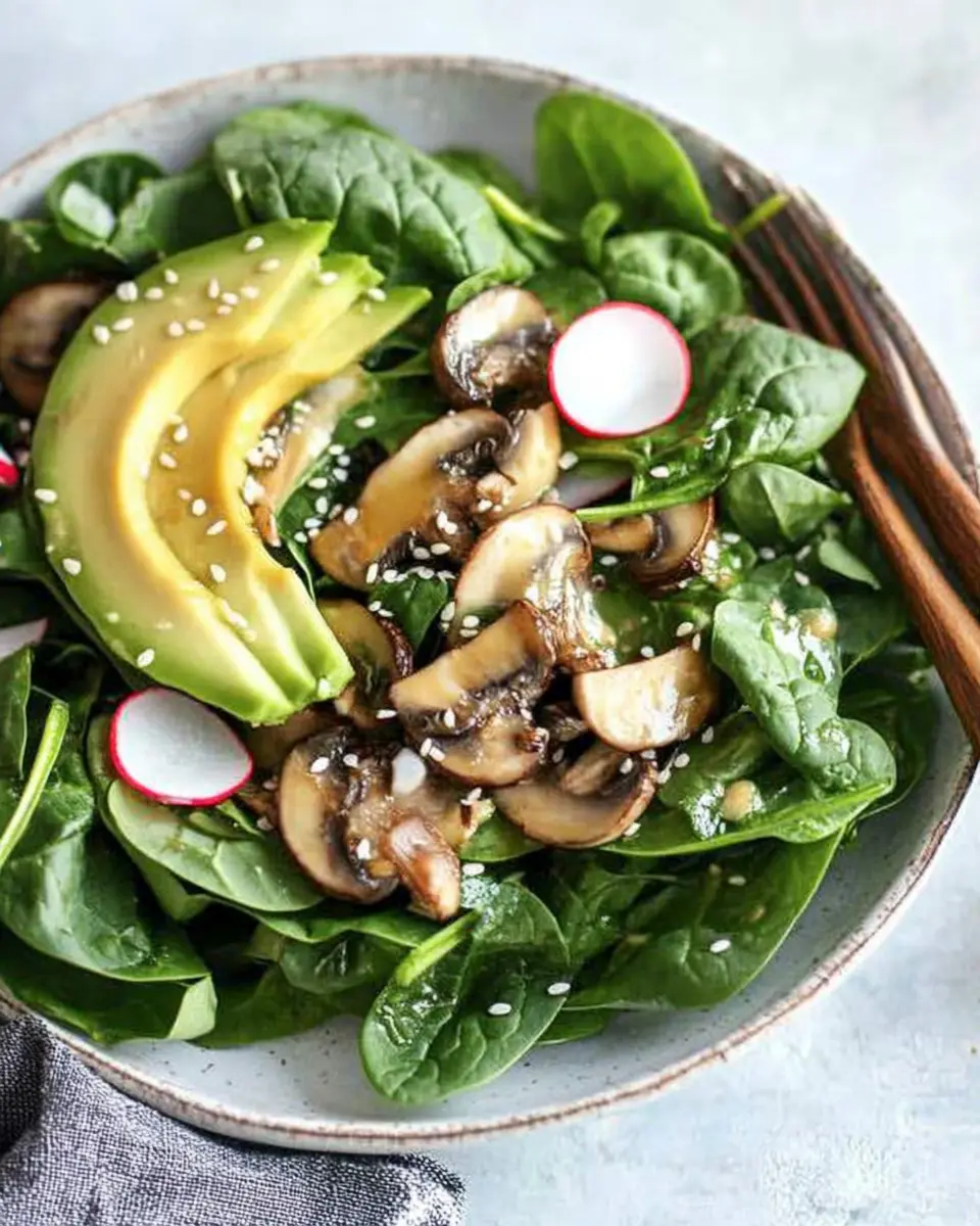 Spinatsalat mit Champignons und Avocado: The Best Refreshing Bowl 6 ynydcncvjqbftztafek7