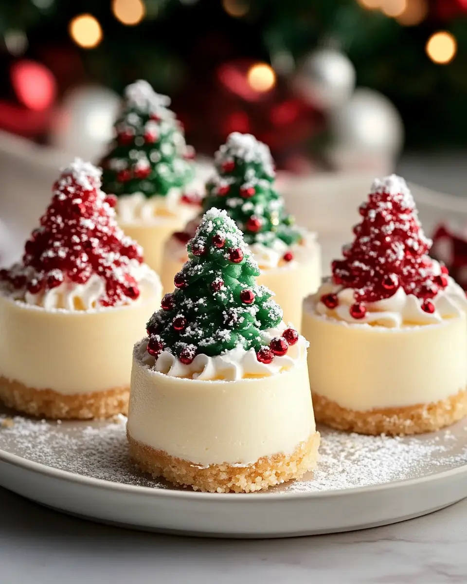 Mini Weihnachtsbaum Cheesecakes First Image First Image