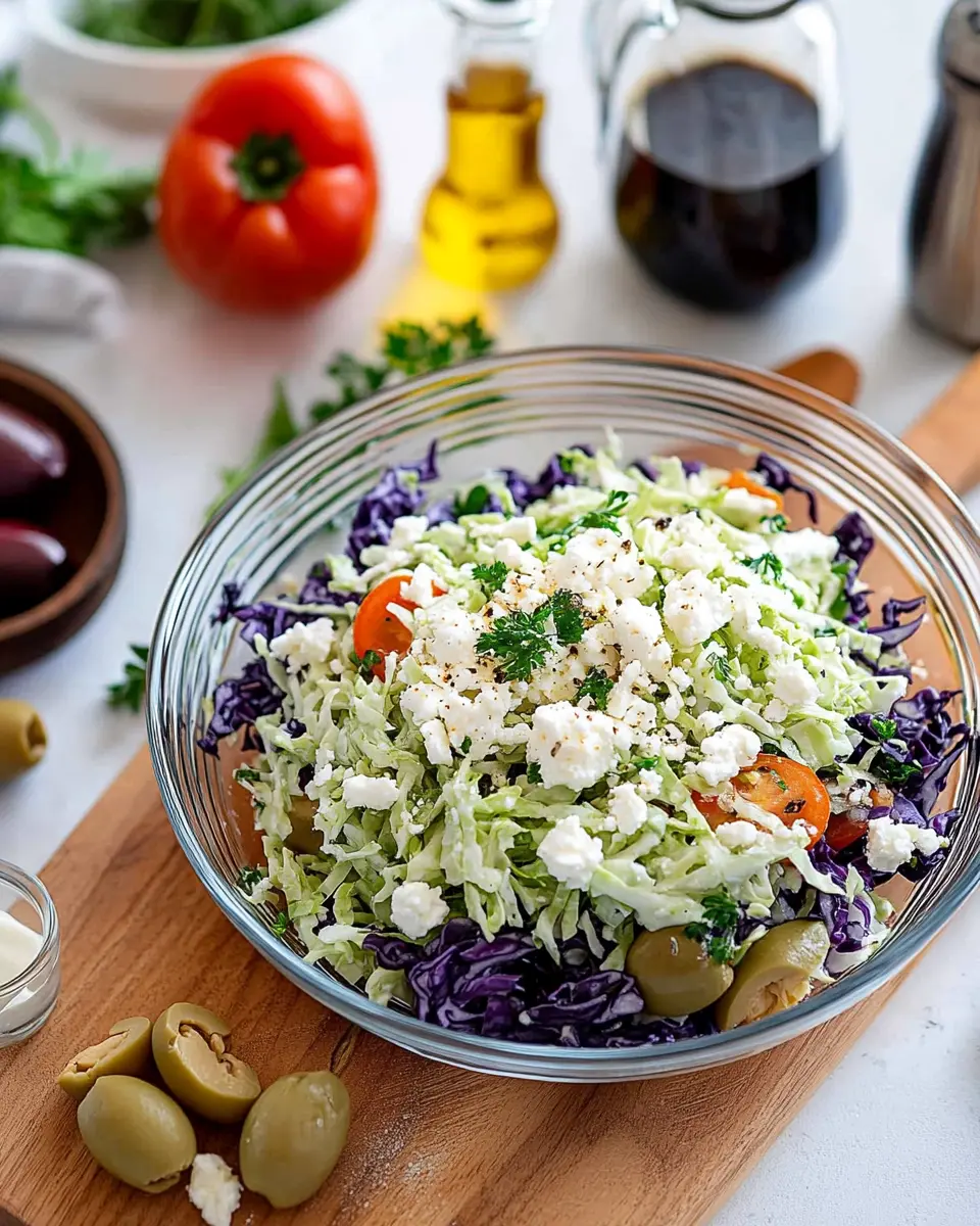 Griechischer Krautsalat – einfaches Rezept First Image First Image