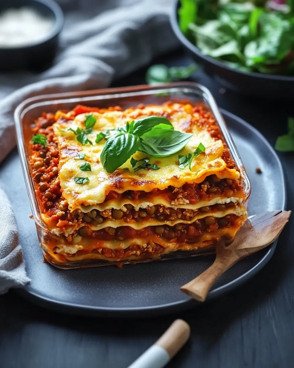 Vegane Lasagne Bolognese – Bestes Rezept First Image First Image