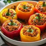Gefüllte Paprikaschoten – Veganes Ofengericht zum Verlieben First Image First Image
