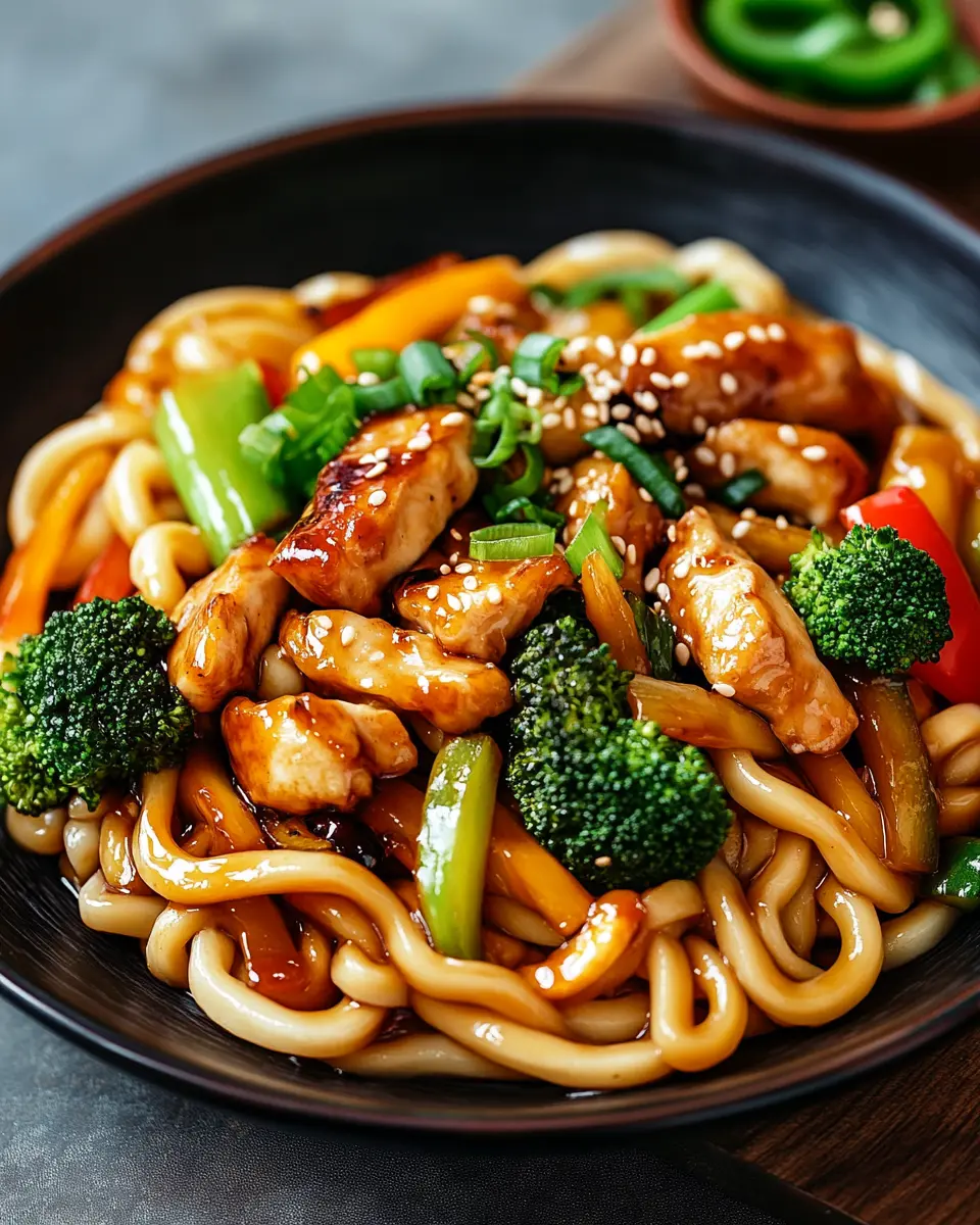 Teriyaki Udon Nudeln First Image First Image