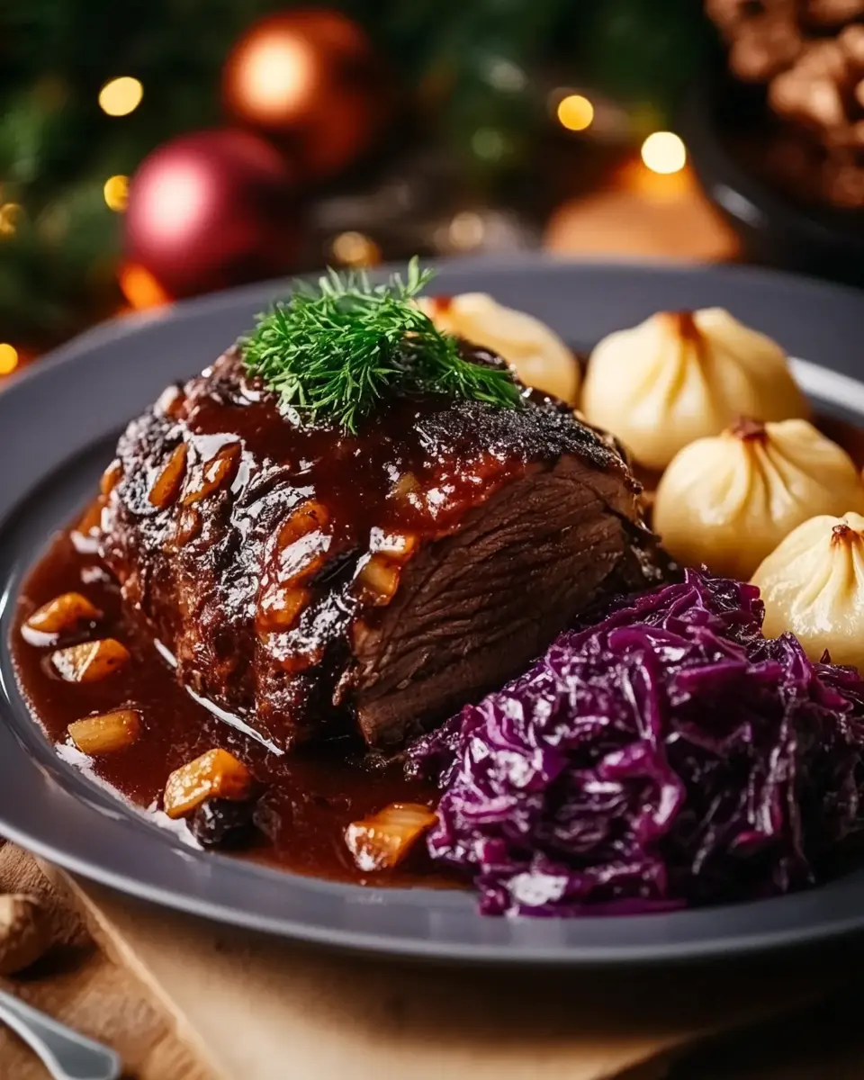 Weihnachtsbraten mit Rotweinsoße: Juicy Holiday Delight! 7