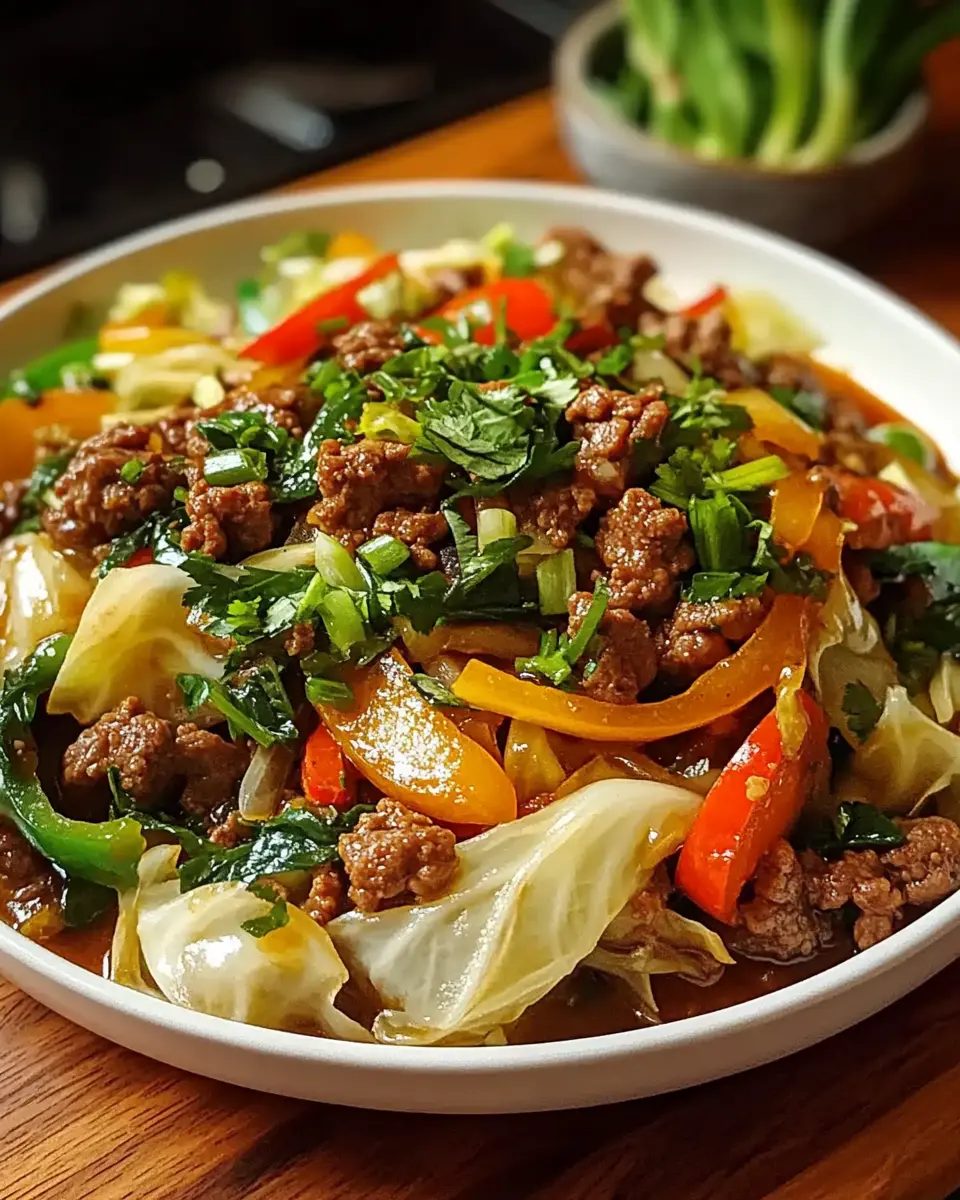 Asiatische Rinderhackfleisch-Kohl-Pfanne: Flavorful & Easy Delight 5 dihwmawjztsrgkbm97z5