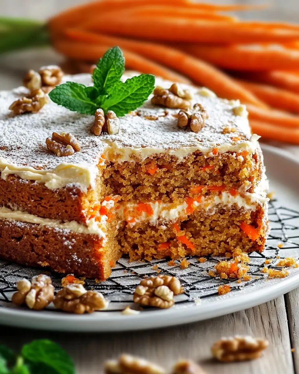 Saftiger Karottenkuchen ohne Mehl – Aromatisch und leicht genießen 6