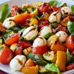 Ofengemüse-Salat mit Mozzarella First Image First Image