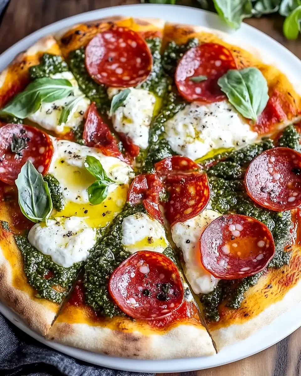Salami Burrata Pizza mit Pesto: Irresistibly Cheesy Delight 7 esbvstg4dd7okeqwn7ir