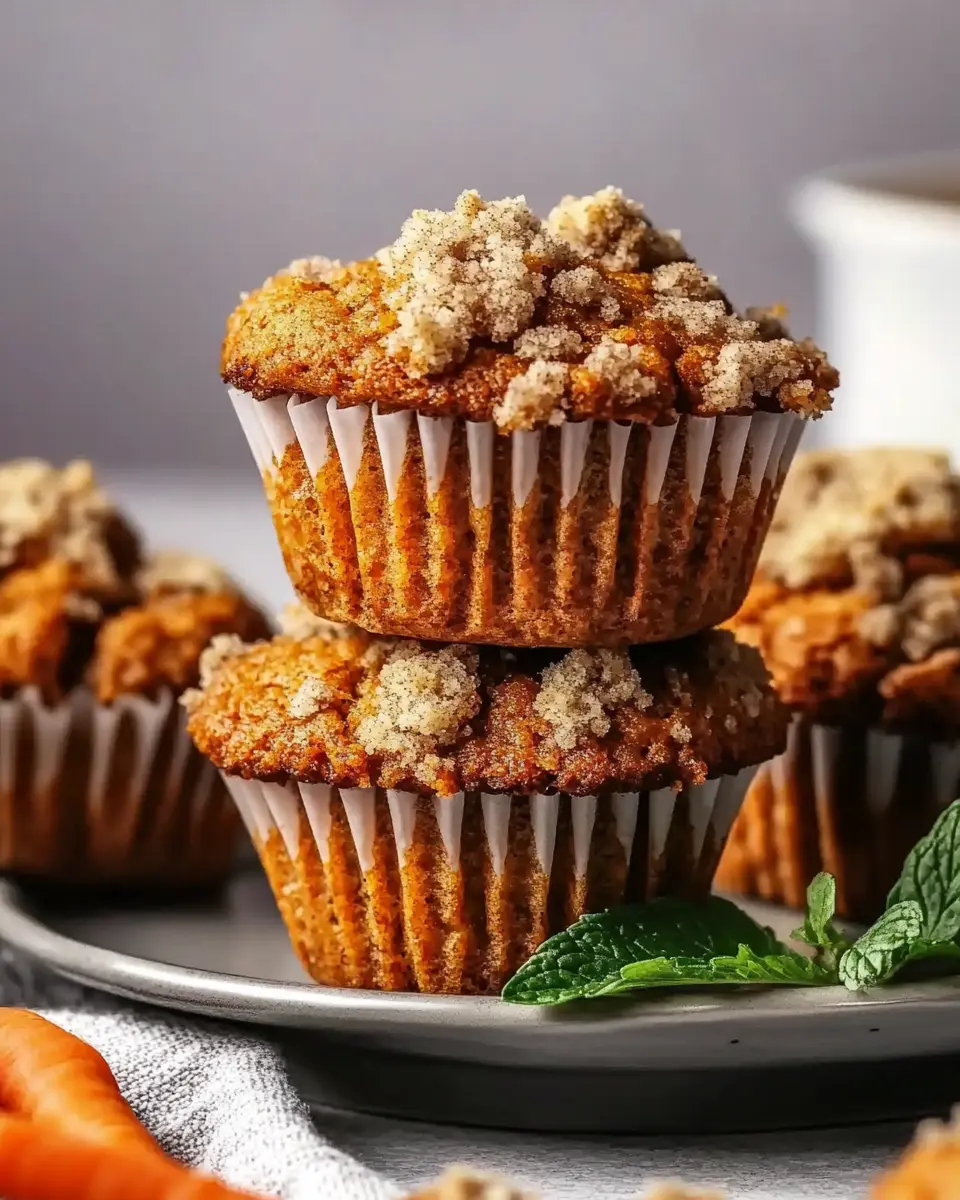 Vegane Karottenmuffins mit Streuseltopping – Saftig & Einfach Lecker 6