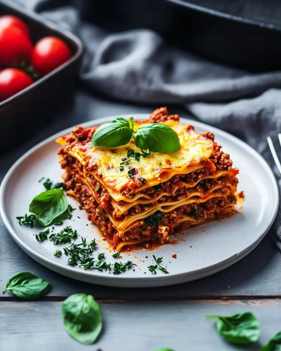 Vegane Lasagne Bolognese – Bestes Rezept First Image First Image