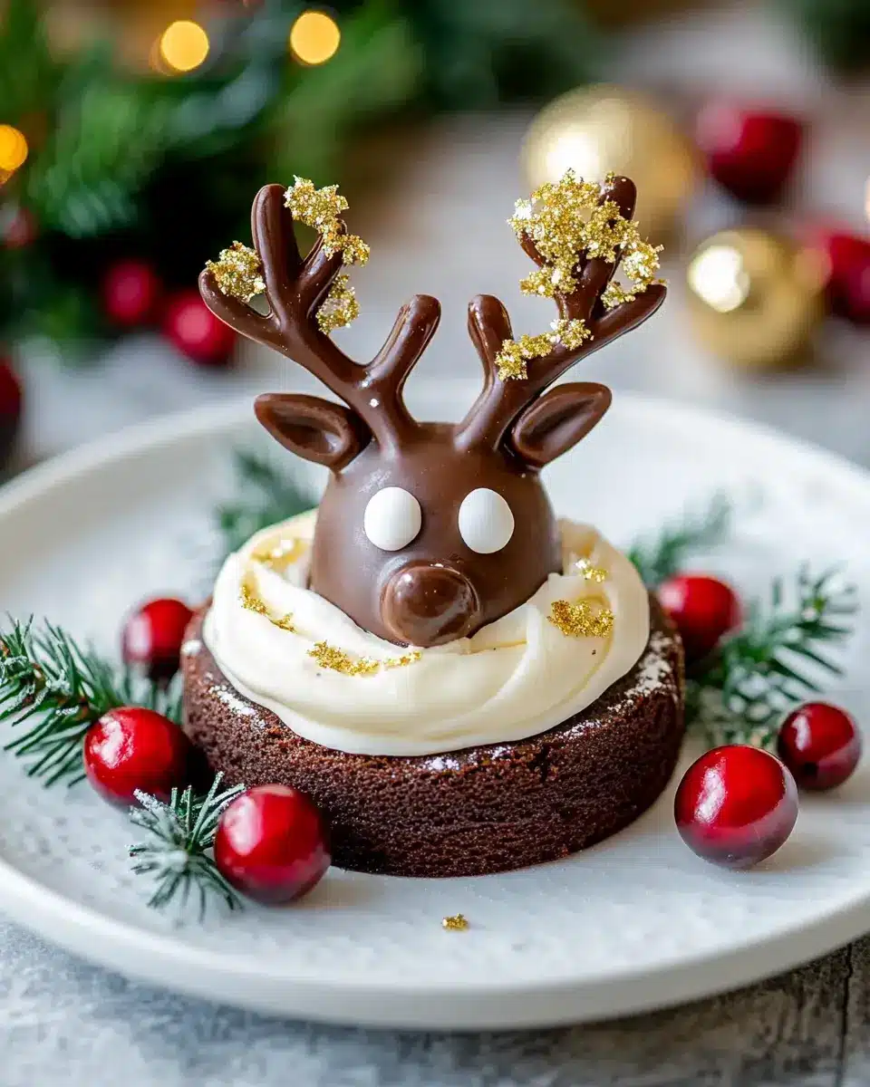 Rentier-Dessert zu Weihnachten: Irresistibly Festive Delight 6
