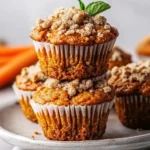 Vegane Karottenmuffins mit Streuseltopping – Saftig, Würzig & Einfach First Image First Image