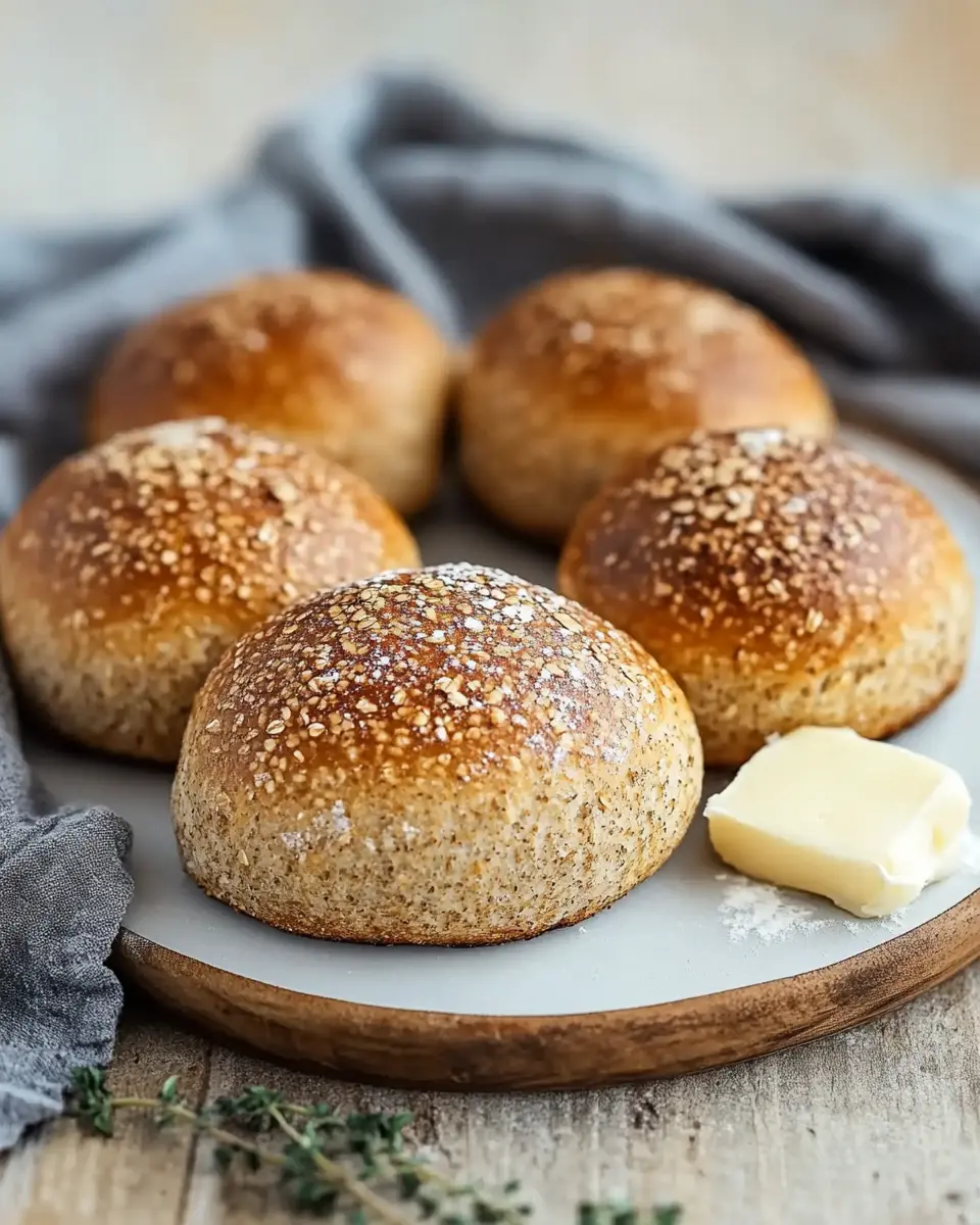 Haferflocken Vollkornbrötchen First Image First Image
