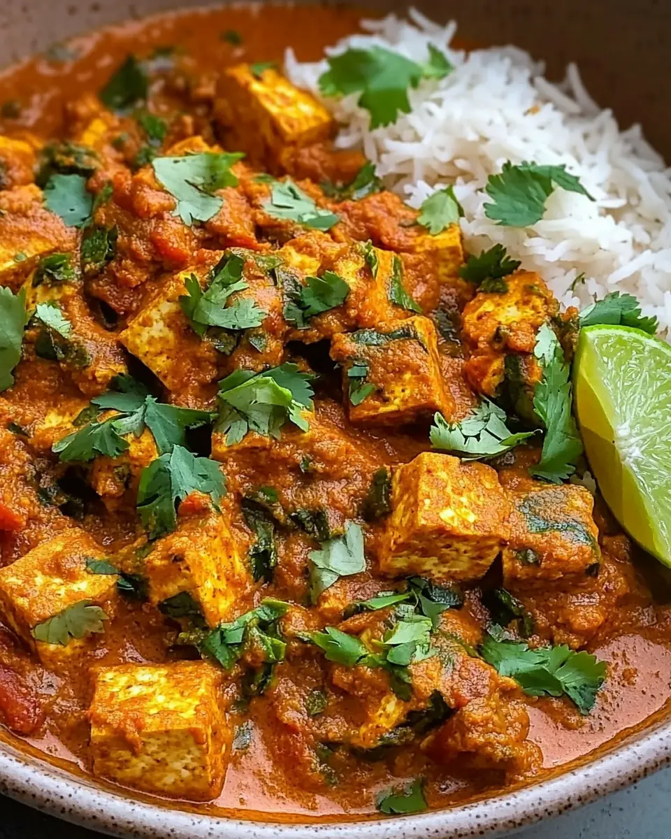 Tofu Tikka Masala – Bestes veganes Rezept First Image First Image