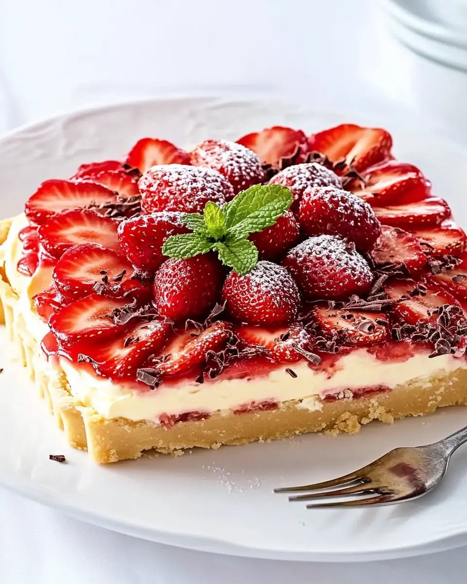 Stracciatella-Torte mit Erdbeeren: Decadently Creamy Delight 5