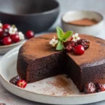 Saftiger Schoko Dattel Kuchen ohne Zucker – Gesundes Genussrezept First Image First Image
