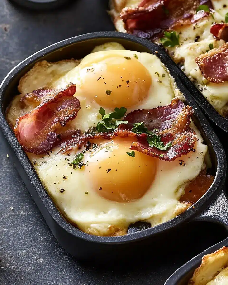 Leckere Raclette Pfännchen: Indulgent Egg & Bacon Bliss 5 hyfwfqdquqzpiw8fi131