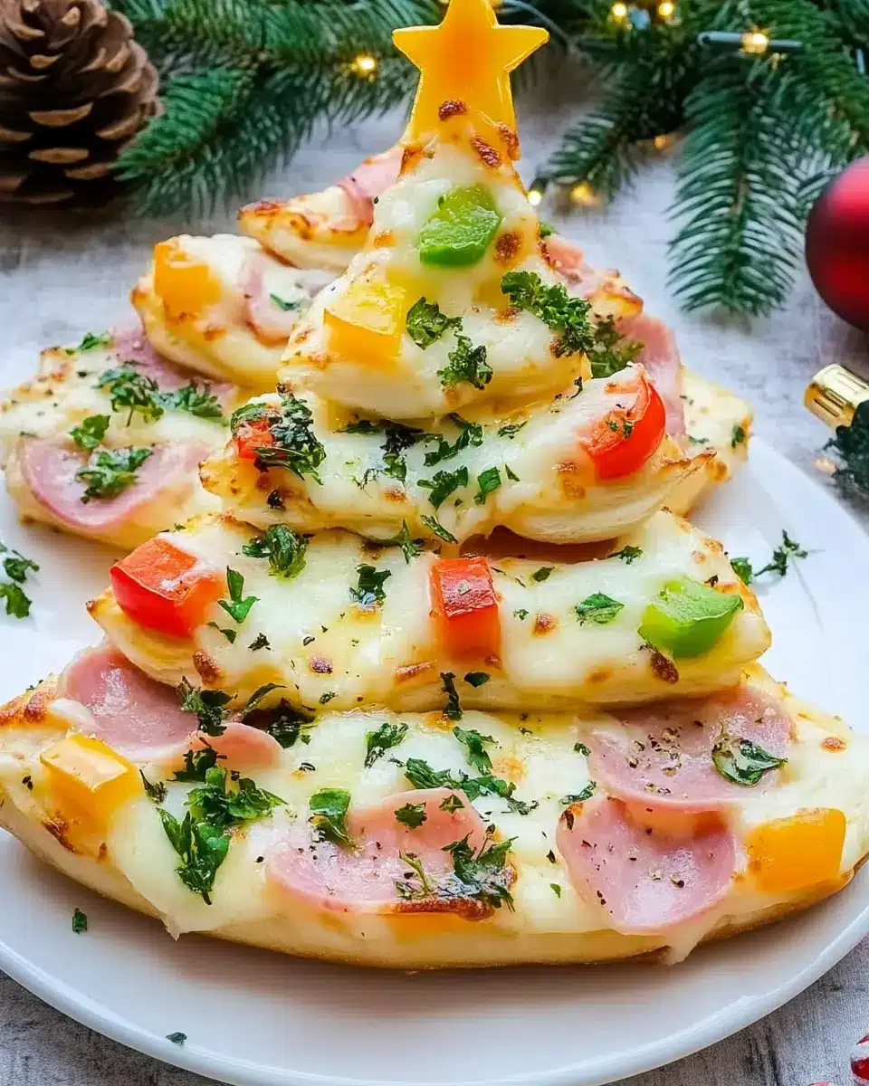 Pizza Weihnachtsbaum mit Käse und Schinken: Irresistibly Festive! 6 ingztfun4m94agbfk2ij