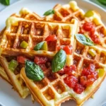 Herzhafte Pizza Waffeln First Image First Image