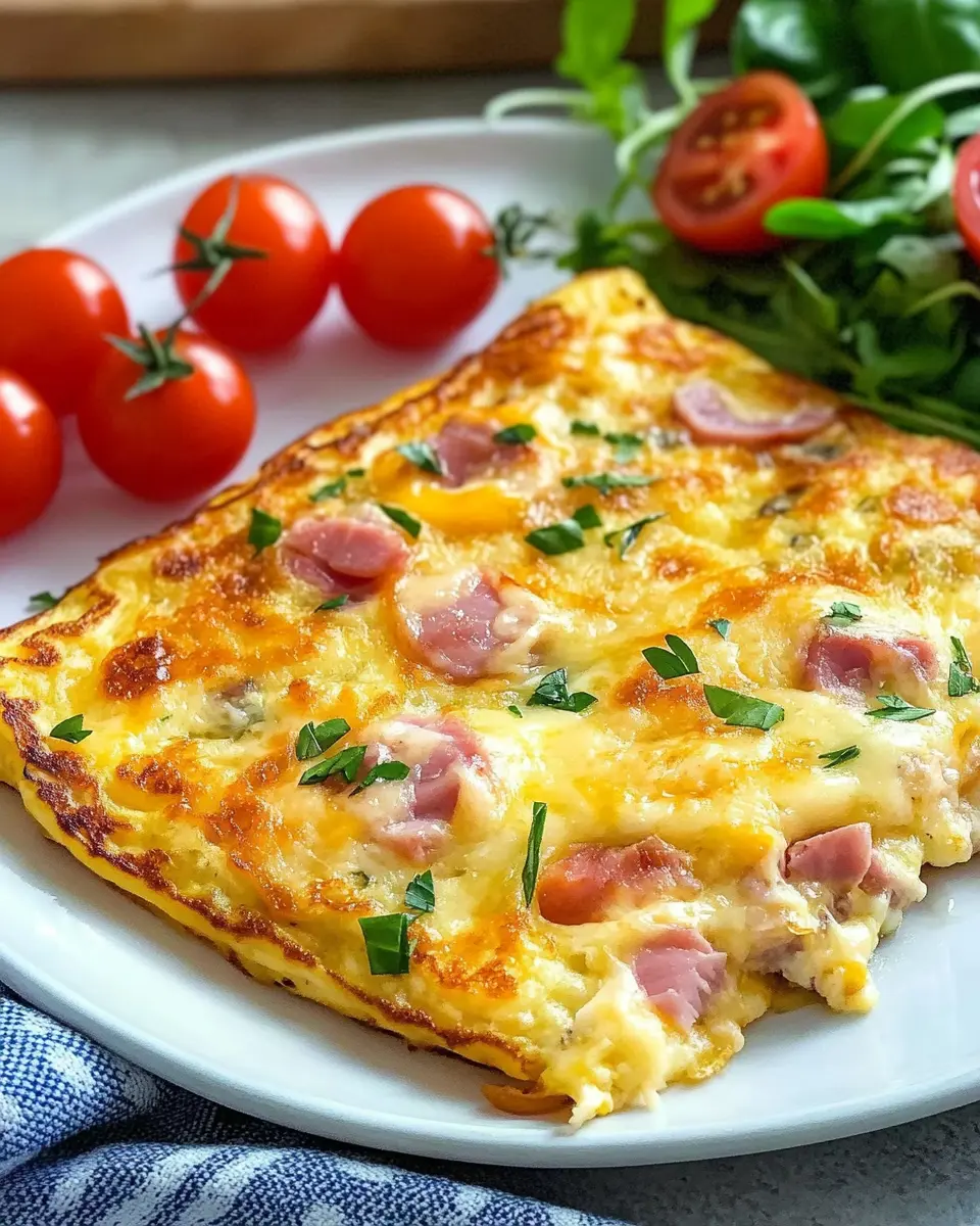 Herzhafter Ofenpfannkuchen mit Schinken und Käse: Cozy Comfort! 6