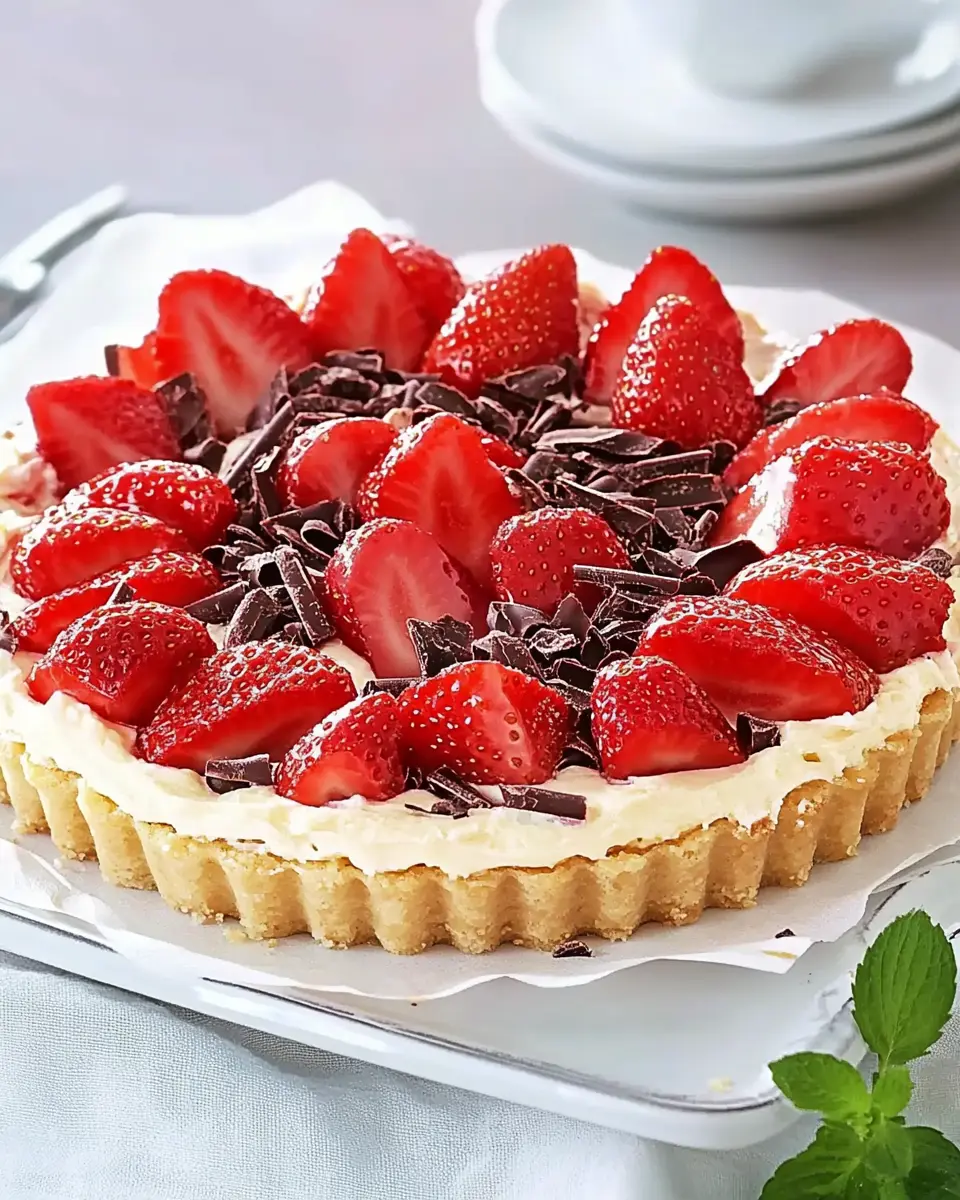 Stracciatella-Torte mit Erdbeeren: Decadently Creamy Delight 6 k5bbcblyvuzwmja5bfrr