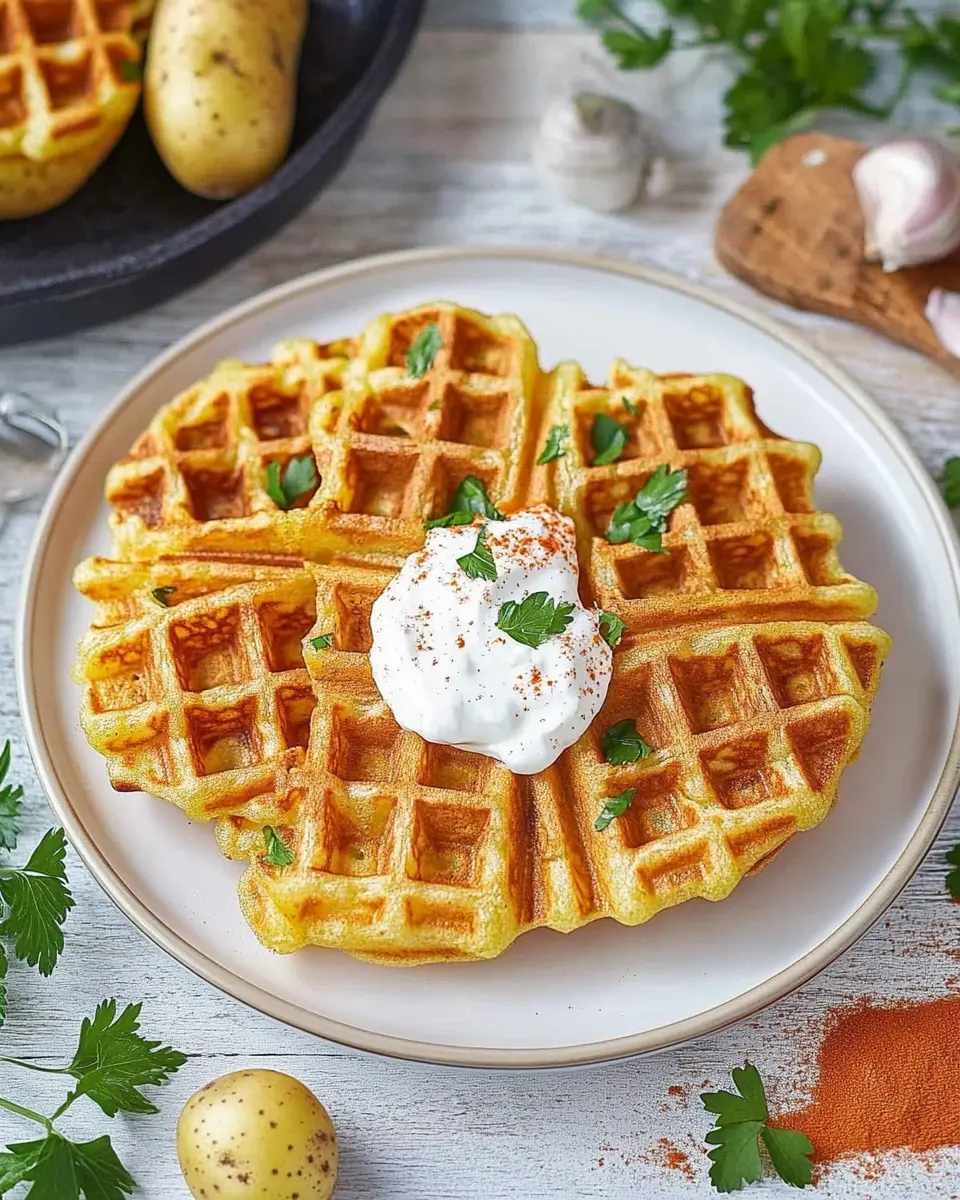 Kartoffelwaffeln – einfaches Rezept First Image First Image