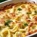 Tortellini Auflauf mit Käse-Sahne-Soße: Cremiger Genuss aus dem Ofen First Image First Image