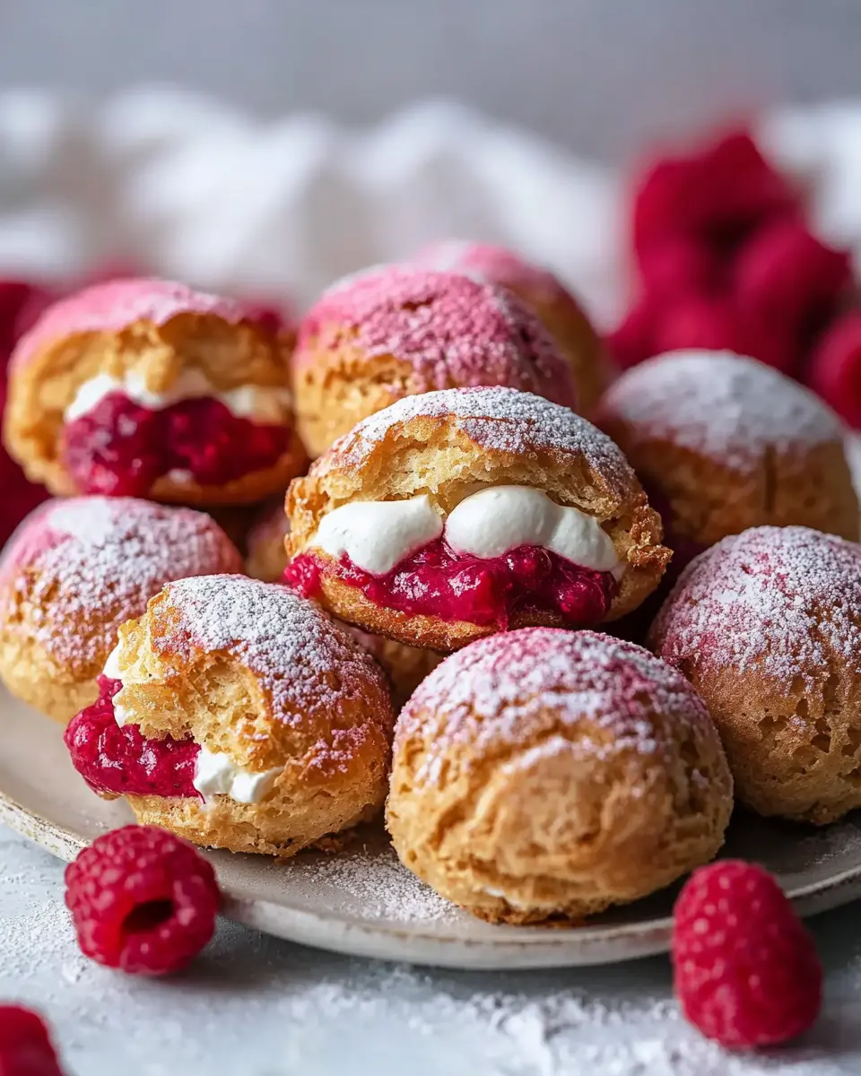 Herz Choux au Craquelin: Irresistibly Crunchy Raspberry Cream Puffs 5 lgyzpuogozl1hjjzoetn
