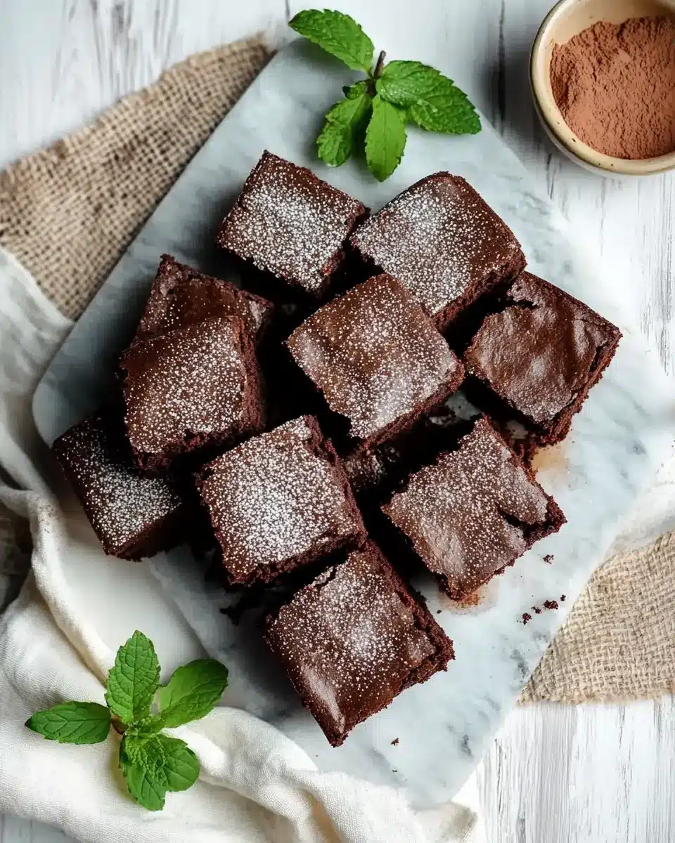 Gesunde Brownies mit Apfelmus – Bestes Rezept First Image First Image