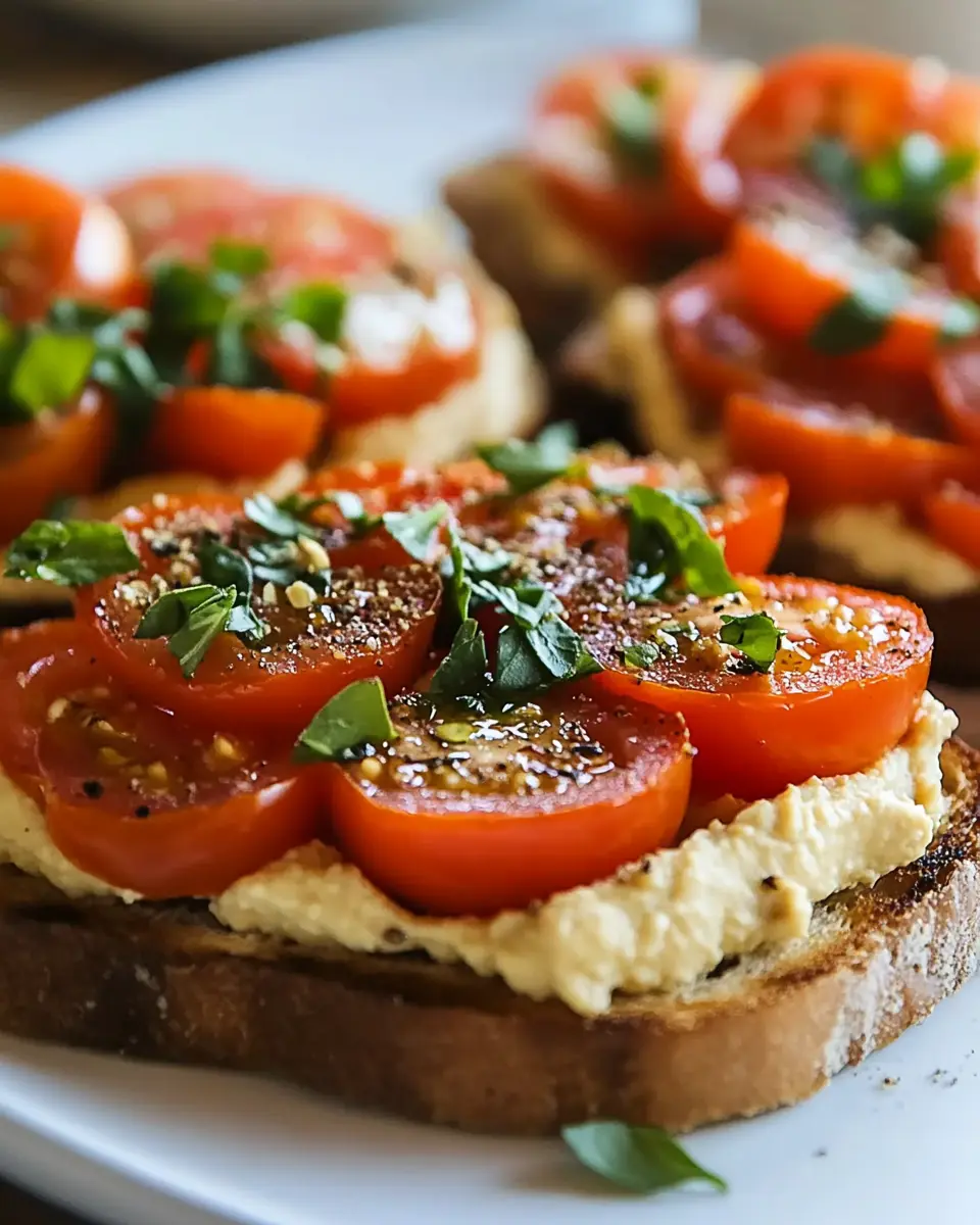 Röstbrot mit Tomaten & Hummus: Irresistibly Fresh Delight 5