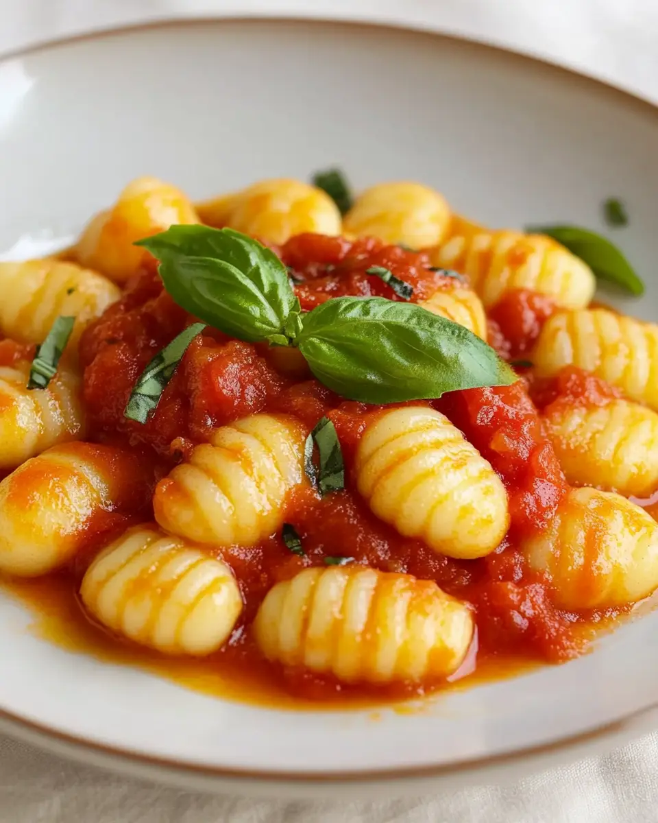 Gnocchi mit frischer Tomatensauce First Image First Image