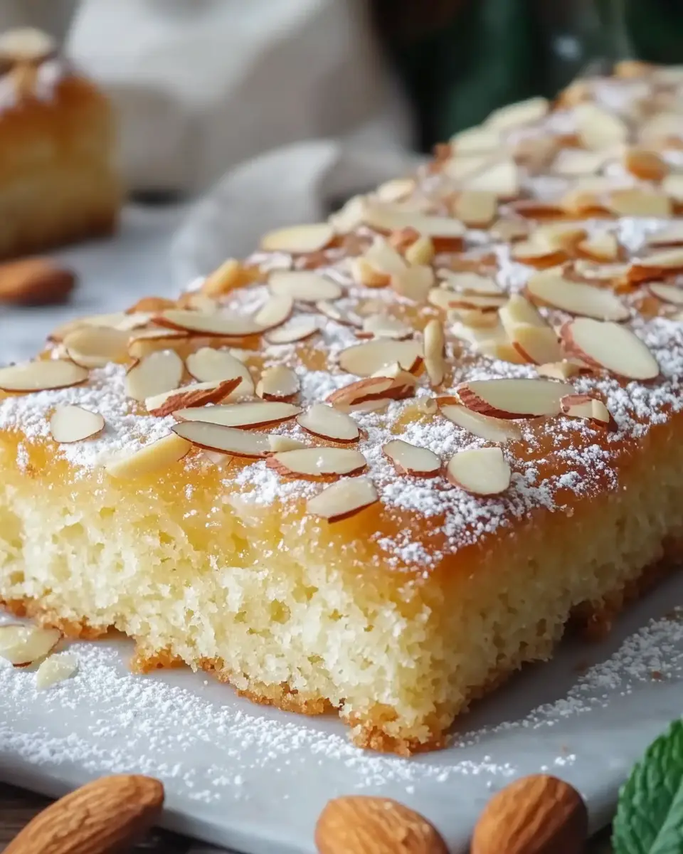 Buttermilchkuchen mit Mandeln: Der perfekte Blechkuchen für jede Gelegenheit First Image First Image