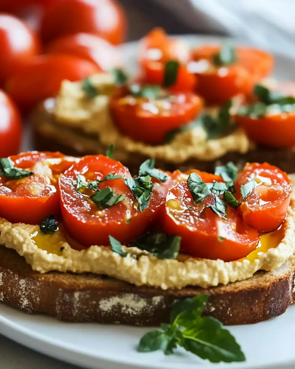 Röstbrot mit Tomaten & Hummus: Irresistibly Fresh Delight 6