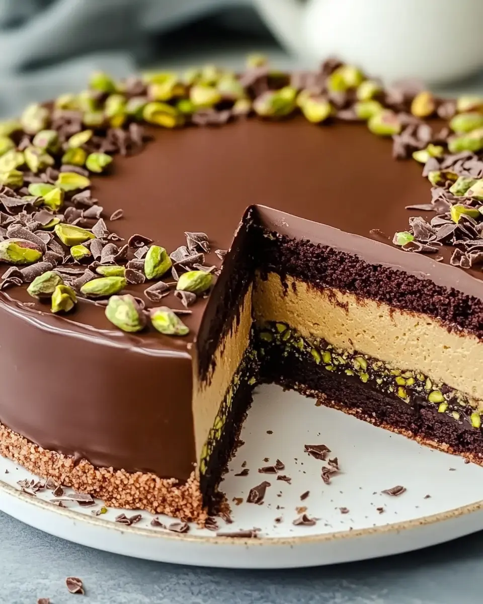 Schoko Pistazien Kühlschranktorte – Genialer Genuss in 5 Schritten First Image First Image