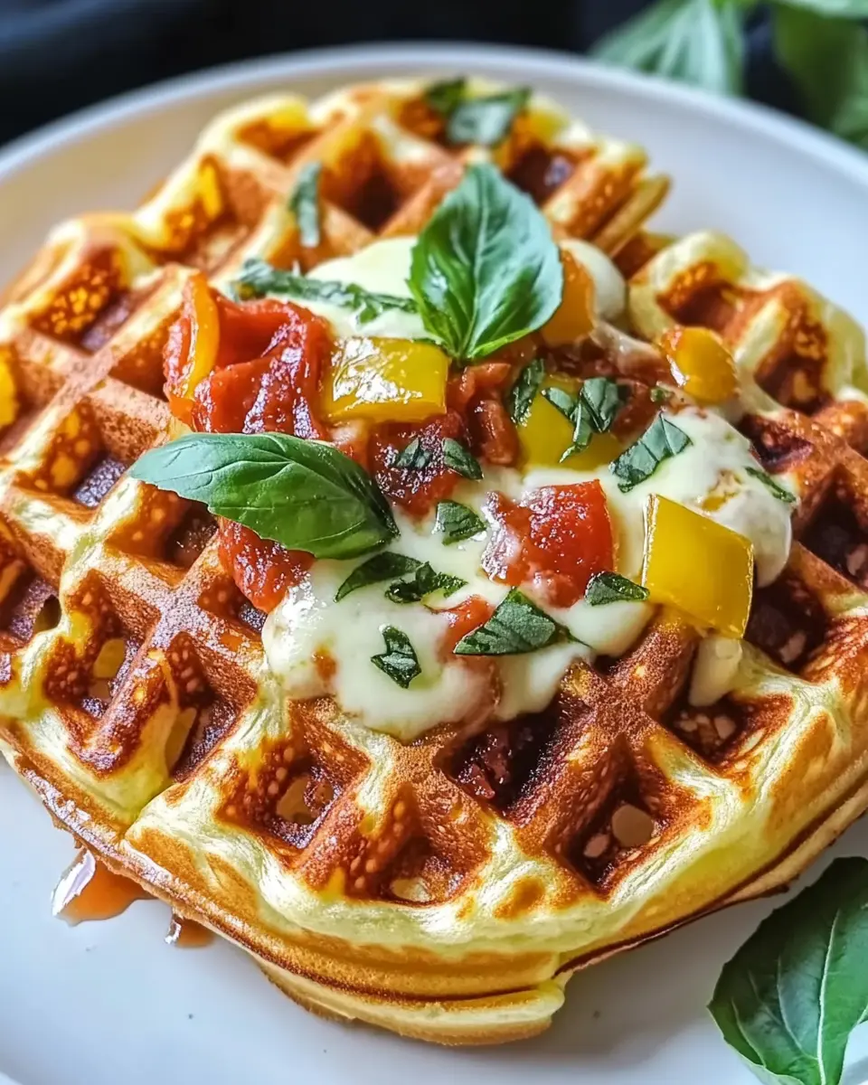 Herzhafte Pizza Waffeln: Irresistibly Cheesy Comfort Food! 6