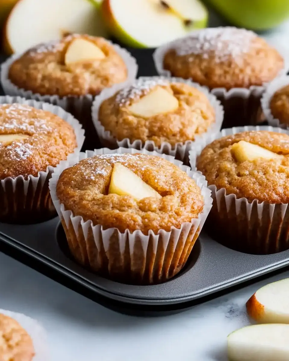 Gesunde Apfelmuffins First Image First Image