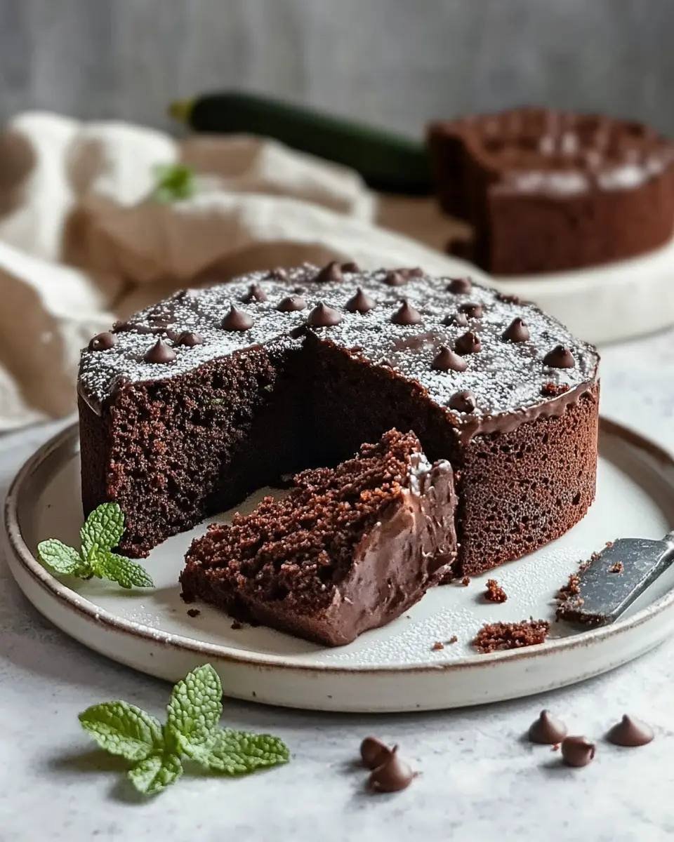 Zucchini Schoko Kuchen: Indulgent, Vegan Bliss Awaits! 6