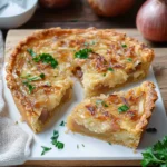 Zwiebelkuchen vom Blech ganz einfach First Image First Image