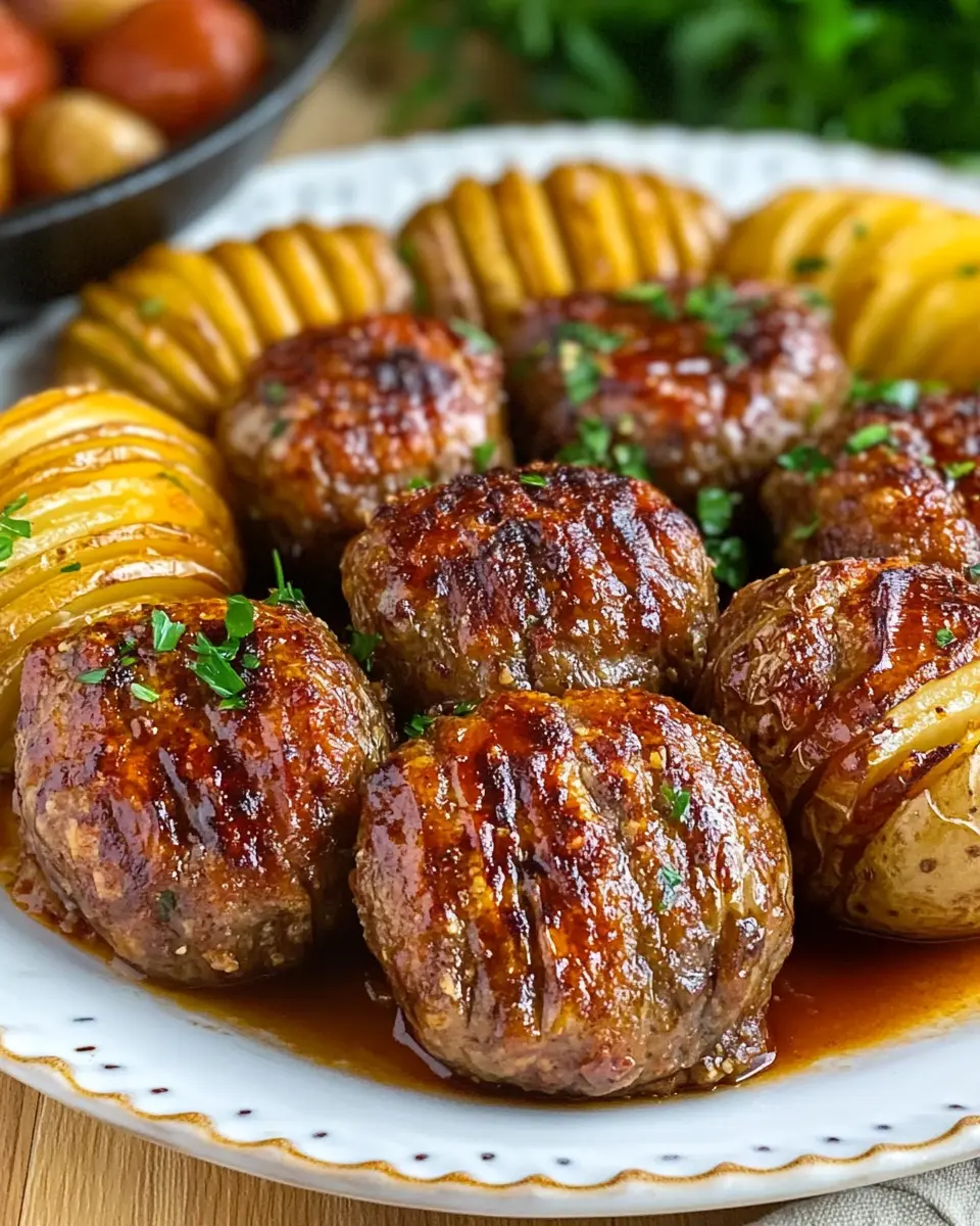 Saftige Ofen-Köfte: Irresistible with Fluffy Hasselback Potatoes 6 pguli3rjitiehwsgbfu9