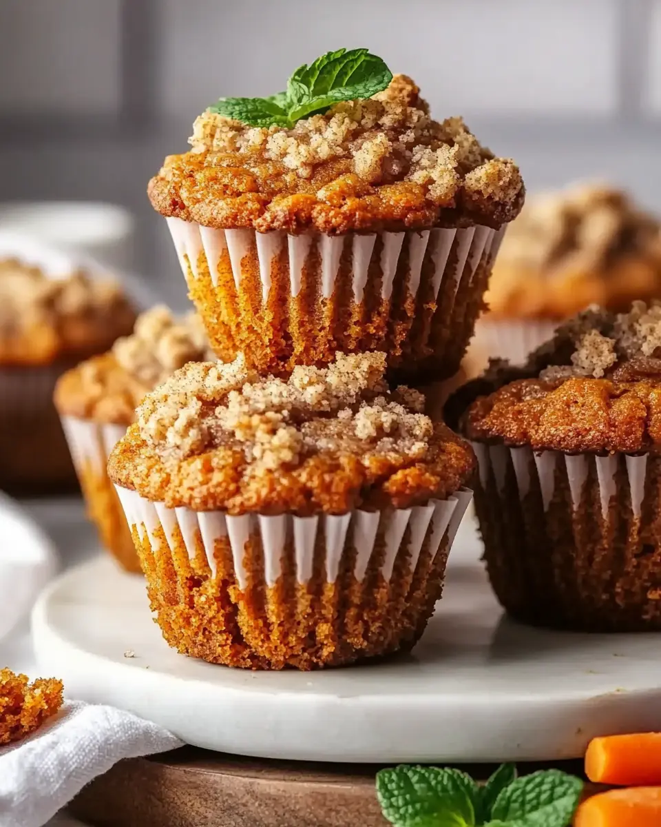 Vegane Karottenmuffins mit Streuseltopping – Saftig & Einfach Lecker 7