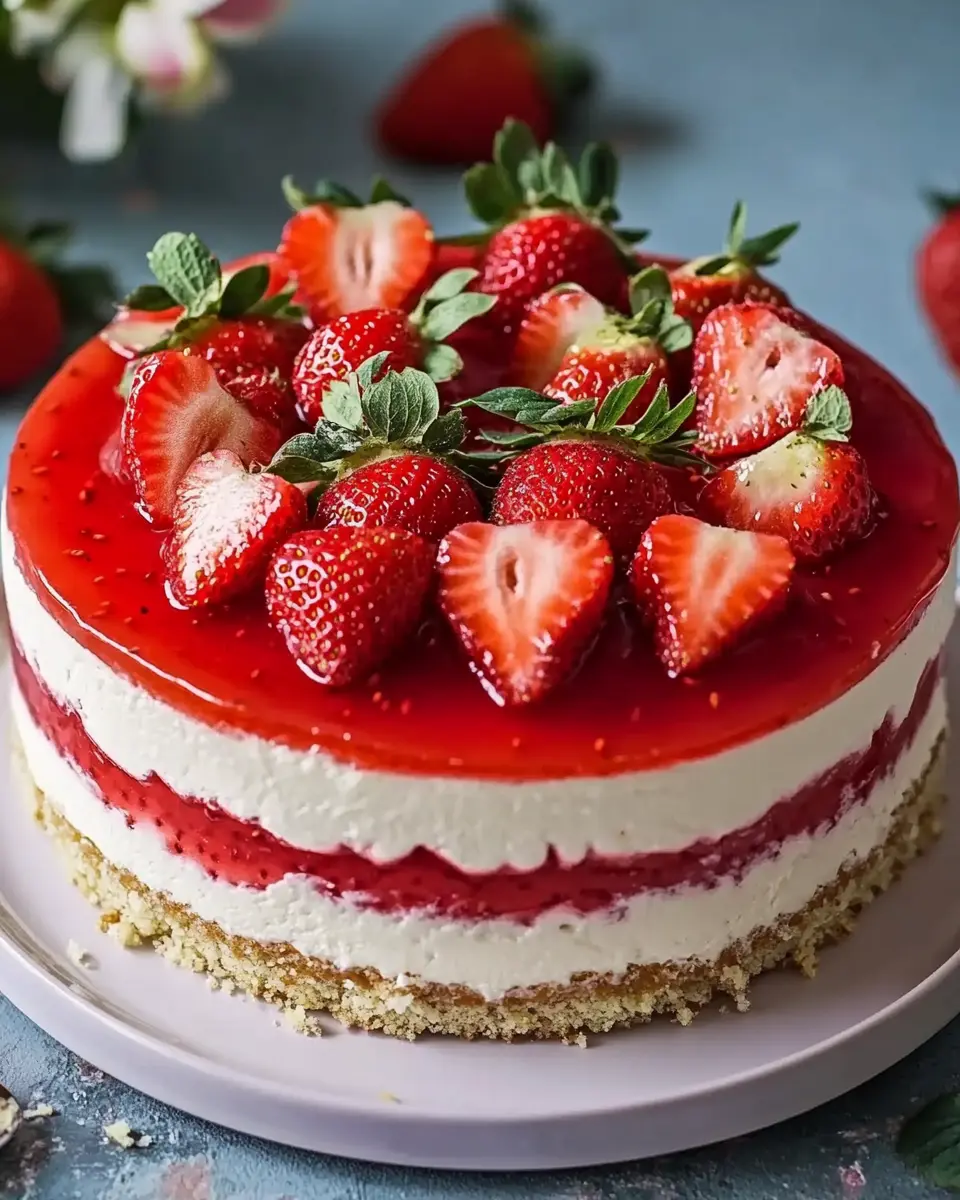 Erdbeer Joghurt Torte: The Best Summer Delight in 3 Layers 5