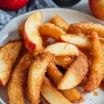 Knusprige Apfelpommes aus der Heißluftfritteuse First Image First Image