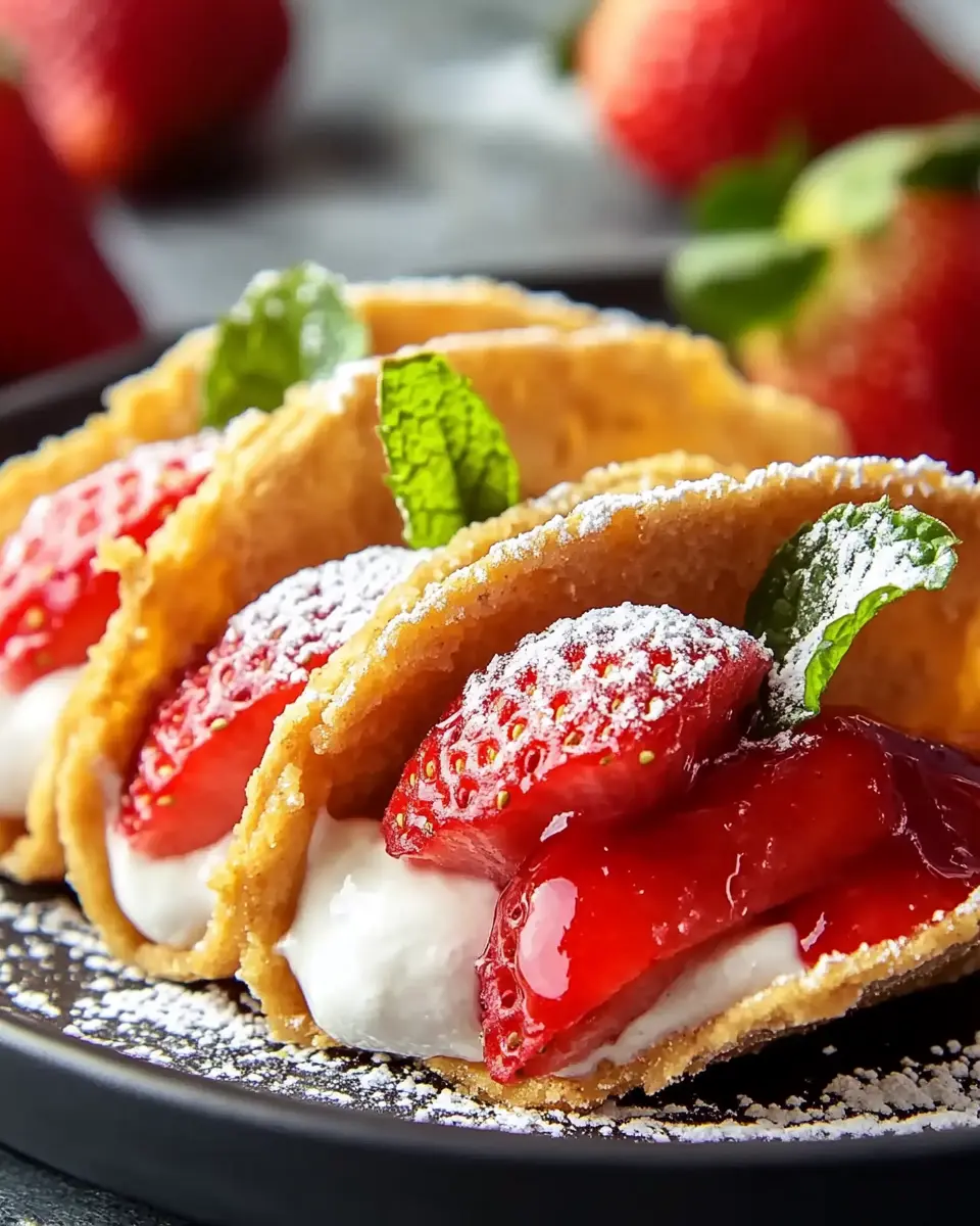 Erdbeer Cheesecake Tacos: The Best Dessert You’ll Crave 5