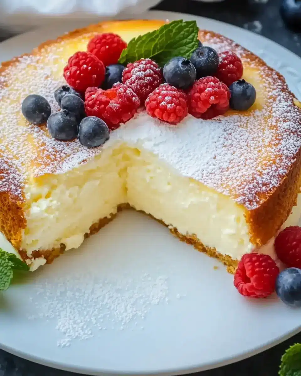 Ultracremiger Quarkkuchen ohne Boden – Einfaches Rezept mit Gelinggarantie First Image First Image