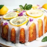 Veganer Zucchini Zitronen Kuchen – Bester Sommerkuchen First Image First Image