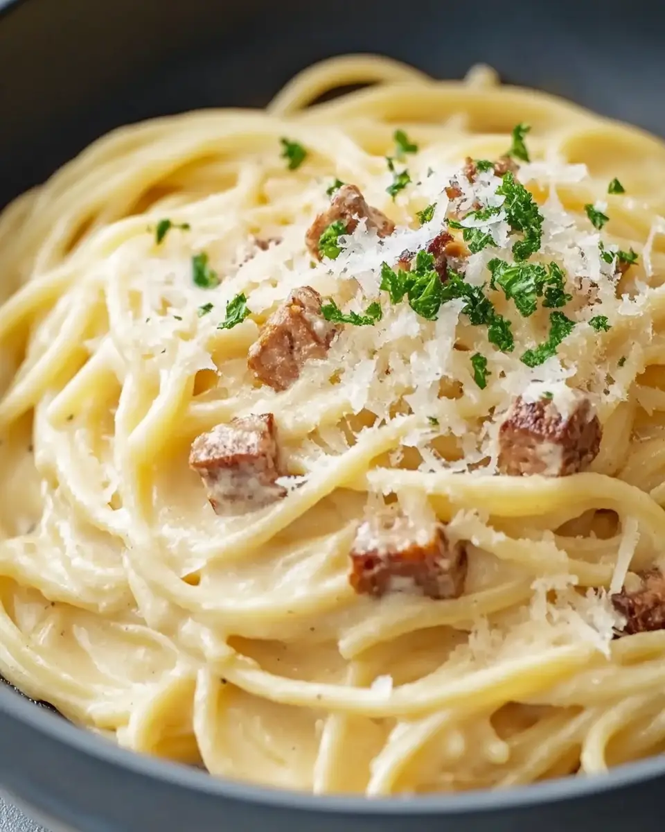 Carbonara mit Räuchertofu – Bestes Rezept in 20 Min First Image First Image