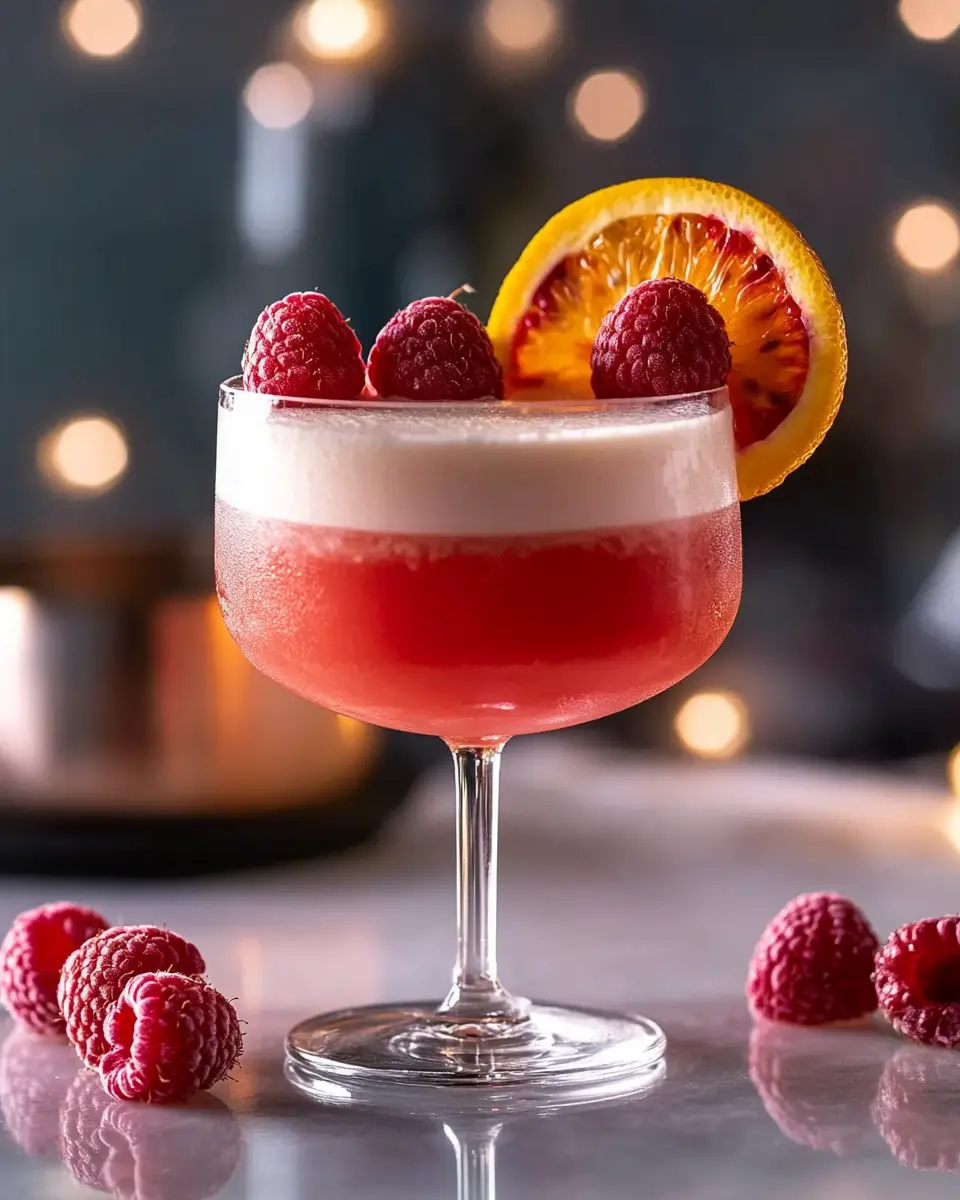 Raspberry Passionfruit Tequila Sour First Image First Image