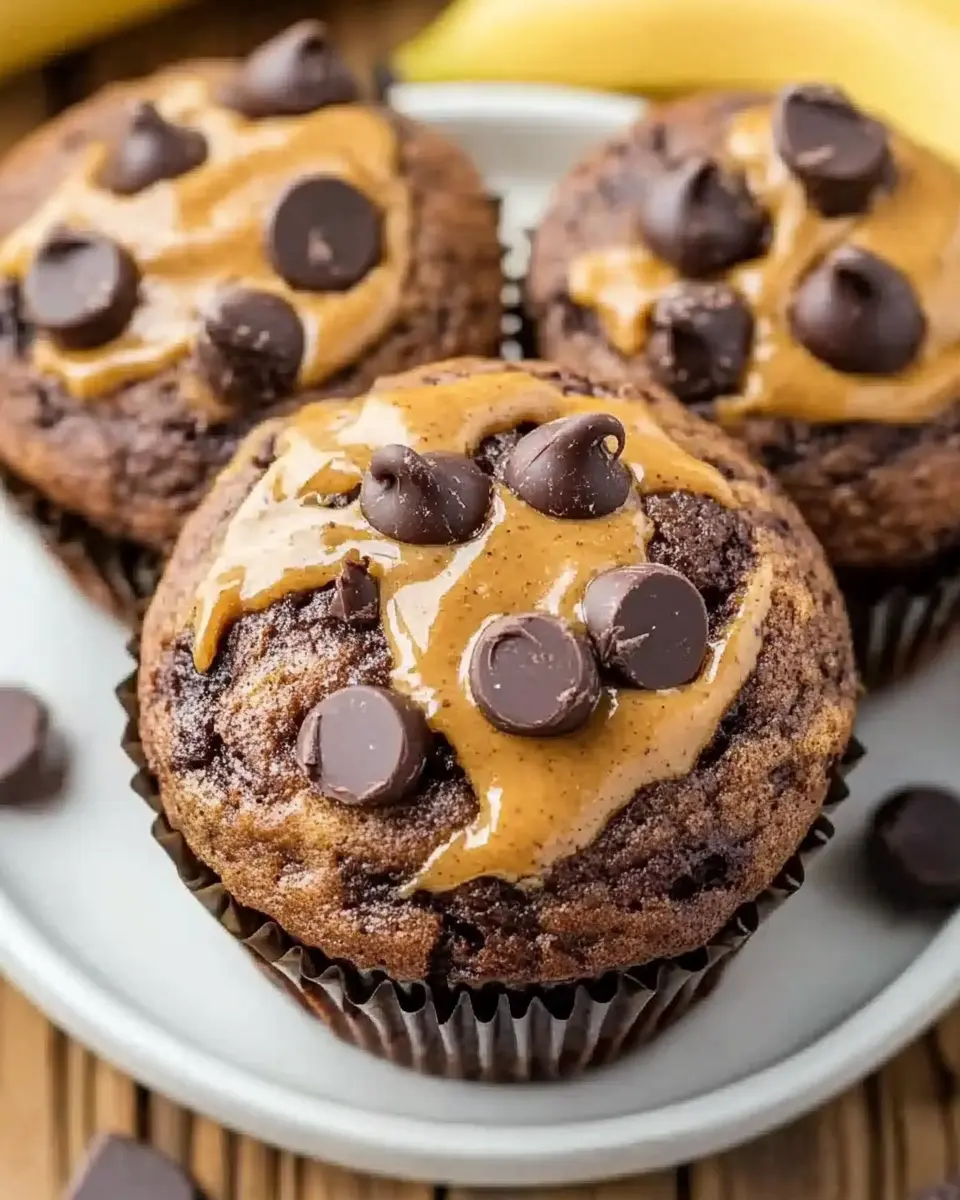 Gesunde Bananen Schoko Muffins: Irresistibly Creamy with Peanut Butter 5 v8y8nrm50jcszhrkrg9z